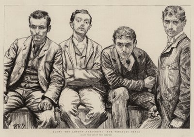 Londra Anarşistleri arasında Hazine Bankası by Charles Paul Renouard
